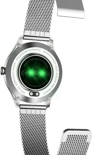 MaxCom Fit FW42 40mm Smartwatch with Heart Rate Monitor (Silver) view 6