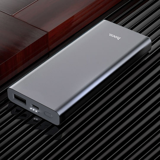 Hoco B40 Universal Power Bank 7000mAh with USB-A Output Ports Gray view 3