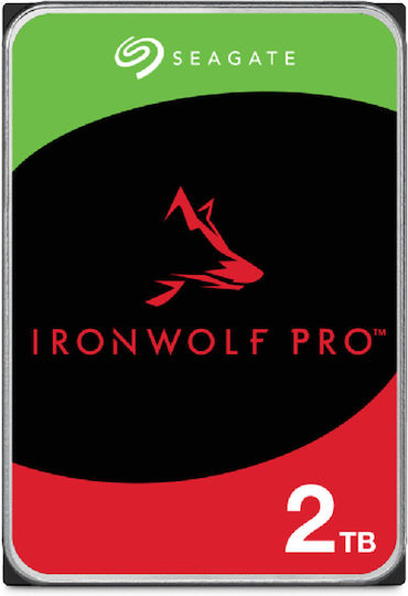 Seagate IronWolf Pro 2TB HDD Hard Drive 3.5" SATA III 7200rpm with 256MB Cache for NAS ST2000NT001