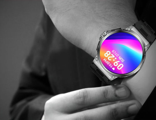 Colmi V69 Aluminium Smartwatch with Heart Rate Monitor (Silver) view 4
