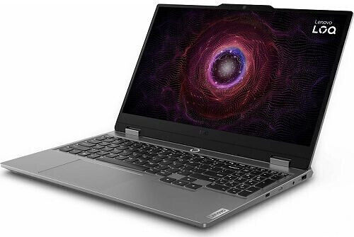 Lenovo LOQ 15ARP9 15.6" IPS FHD 144Hz (Ryzen 7-7435HS/24GB/512GB SSD/GeForce RTX 4050/No OS) Luna Grey (International English Keyboard) view 2