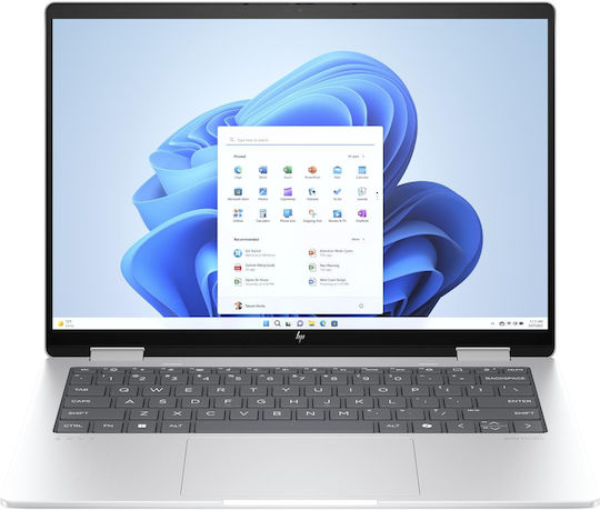 HP Envy x360 14 14" IPS FHD+ (Ryzen 5-8640HS/16GB/512GB SSD/W11 Pro) Natural Silver (US Keyboard) vue 2