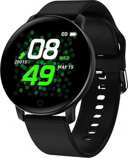 X9 42mm Smartwatch with Heart Rate Monitor (Black)