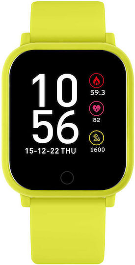 Reflex Active Series 10 42mm Smartwatch with Heart Rate Monitor (Lime) view 4