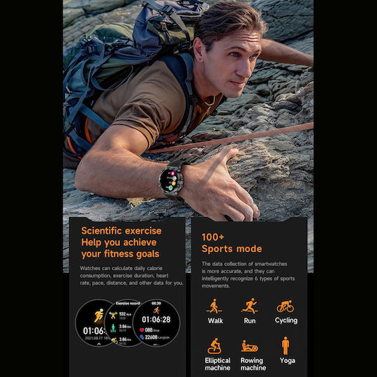 Microwear AK82 Smartwatch (Silver) view 8