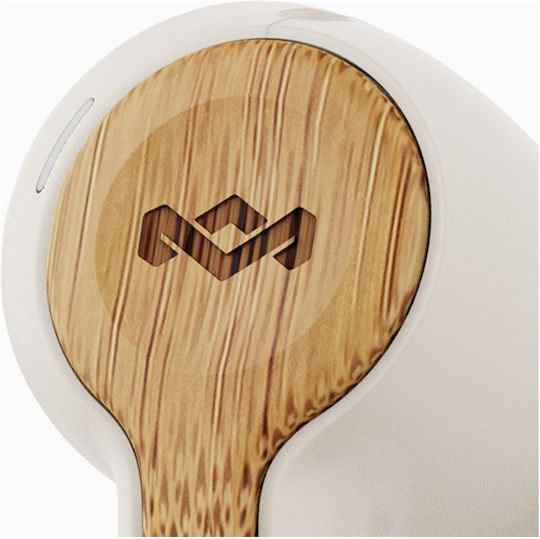 The House Of Marley Rebel Earbud Bluetooth Handsfree Earphones with Charging Case Cream Ansicht 5