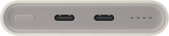 Samsung P3400 Power Bank 10000mAh 25W with 2 USB-C Ports Power Delivery Beige view 2