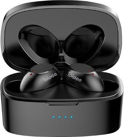 Ipipoo TP-9 In-ear Bluetooth Handsfree Earphones with Charging Case Black view 4