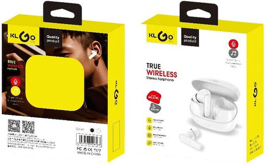 KLGO HK-57BL In-ear Bluetooth Handsfree Earphones with Charging Case view 1