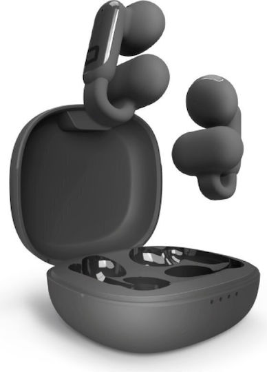 SBS OWS Air Clip Open Ear Bluetooth Handsfree Earphones with Charging Case Black view 1