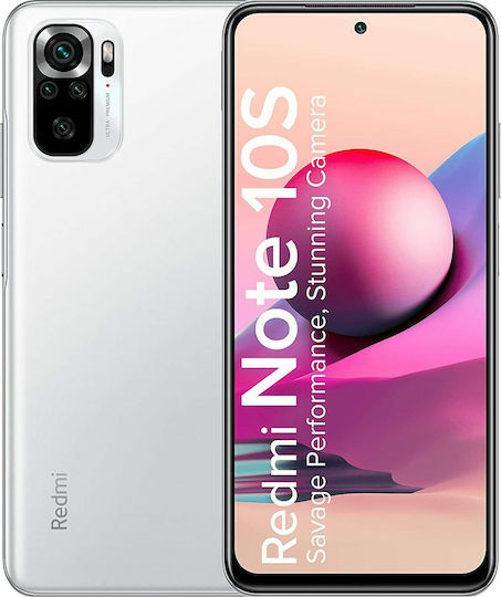 Xiaomi Redmi Note 10S Dual SIM (6GB/128GB) Pebble White view 1