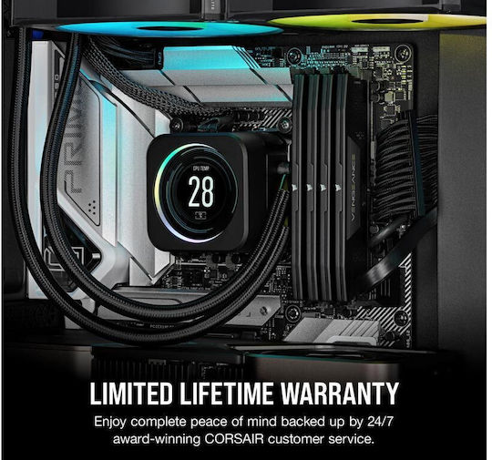 Corsair Vengeance DDR5 32GB RAM with 2x16GB Modules and Speed 5200 for Desktop CMK32GX5M2B5200C40 vue 9