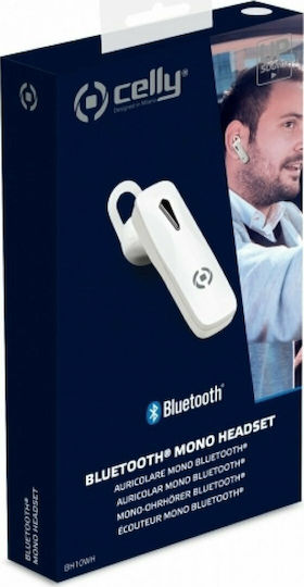 Celly BH10 Earbud Bluetooth Handsfree Earphone White view 4