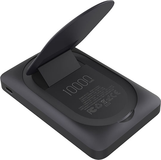 Veger MagOn Pro MagSafe Power Bank 10000mAh 22.5W with USB-A Port and USB-C Port Black vista 3