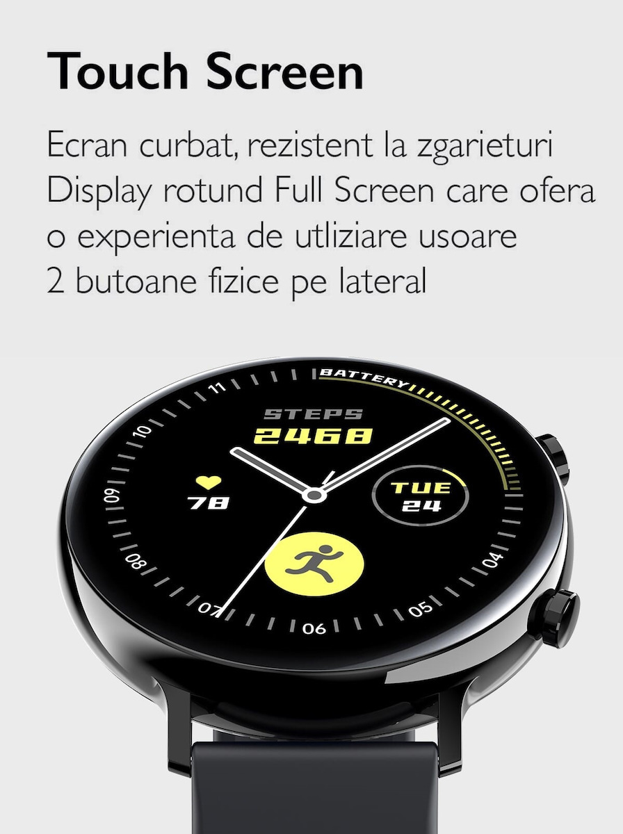Watchfit Aluminium with Heart Rate Monitor (Black) view 5