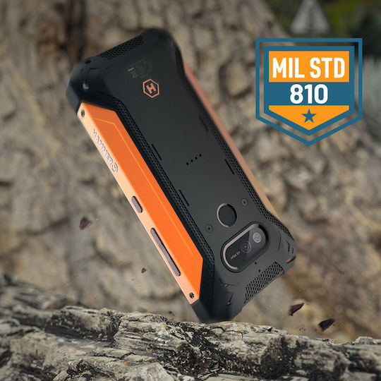 Hammer Explorer Plus Eco Dual SIM (4GB/64GB) Resistant Smartphone Black / Orange view 5