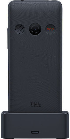 TCL Onetouch 4042S Dual SIM (125MB/125MB) Mobile with Buttons Gray view 3
