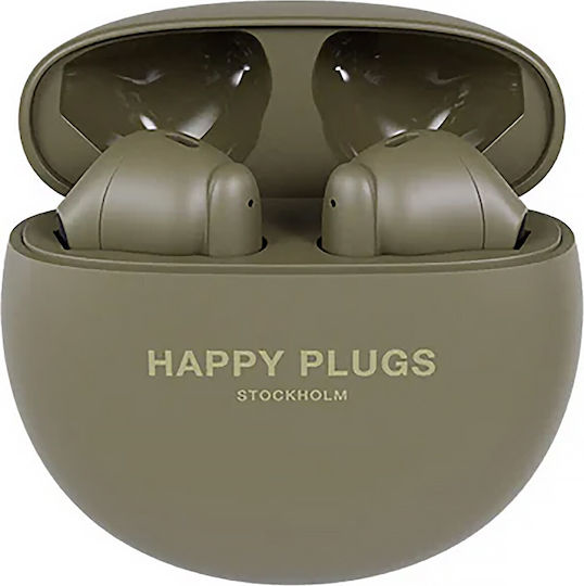 Happy Plugs Joy Lite In-ear Bluetooth Handsfree Earphones with Charging Case Green view 2