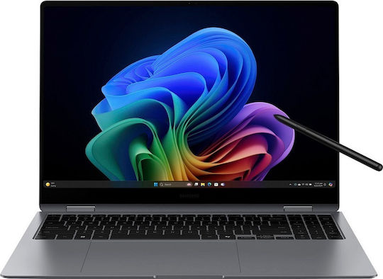 Samsung Book5 Pro 360 Copilot+ 16" OLED Touchscreen (Ultra 7-256V/16GB/1TB SSD/W11 Home) Gray (US Keyboard)