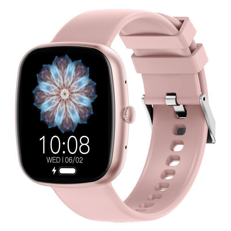 Devia WT5 Smartwatch with Heart Rate Monitor Pink view 1
