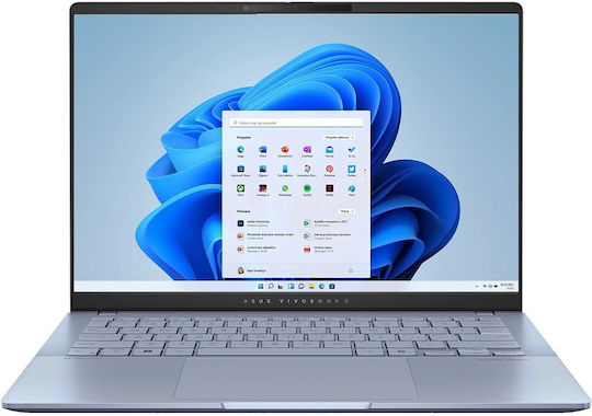 Asus Vivobook S 14 S5406SA-PP067W 14" OLED 120Hz (Ultra 5-226V/16GB/512GB SSD/W11 Home) Mist Blue (International English Keyboard) view 1