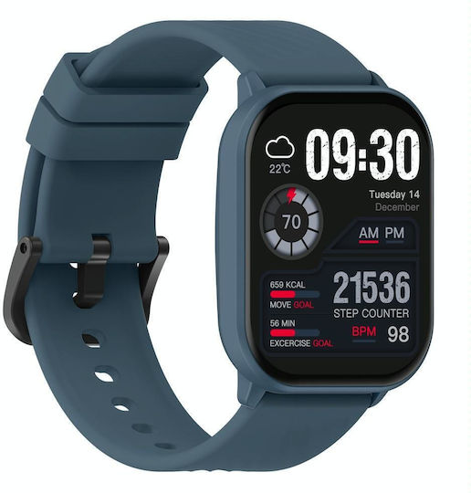 Zeblaze GTS 3 Smartwatch with Heart Rate Monitor (Blue) view 3