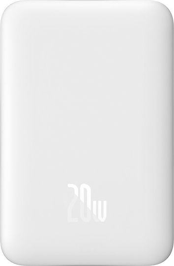 Baseus Magnetic Mini Power Bank 10000mAh 20W with USB-C Port White view 5