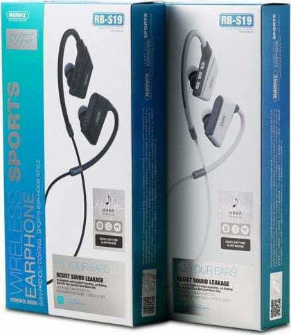 Remax RB-S19 In-ear Bluetooth Handsfree Earphones with Sweat Resistance Black vue 5