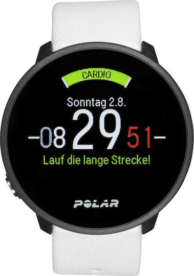Polar Unite S-L Waterproof Smartwatch with Heart Rate Monitor (White) view 3