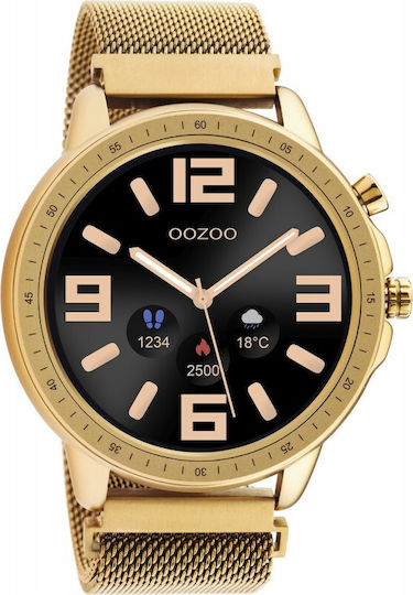 Oozoo Q00307 45mm Smartwatch with Heart Rate Monitor (Rose Gold) view 5