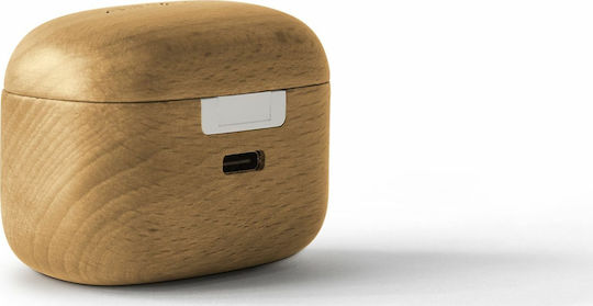 Energy Sistem Eco In-ear Bluetooth Handsfree Earphones with Charging Case Beech Wood vista 3