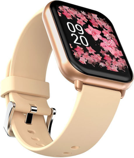 HiFuture FutureFit Zone 2 Smartwatch with Heart Rate Monitor (Pink) vista 4