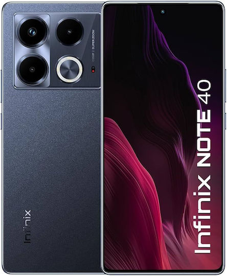 Infinix Note 40 Dual SIM (8GB/256GB) Obsidian Black view 1