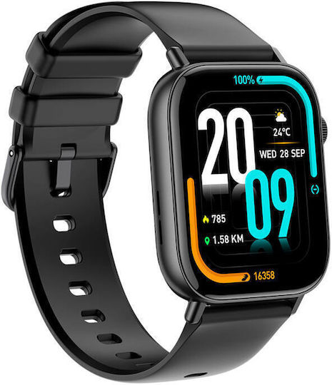 Colmi C8 Max Smartwatch with Heart Rate Monitor (Black) view 4