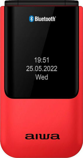 Aiwa FP-24 Dual SIM Mobile with Buttons Red view 6