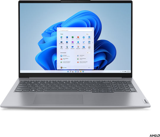 Lenovo ThinkBook 16 G6 ABP 16" IPS FHD+ (Ryzen 7-7730U/16GB/512GB SSD/W11 Pro) Arctic Grey (US Keyboard)