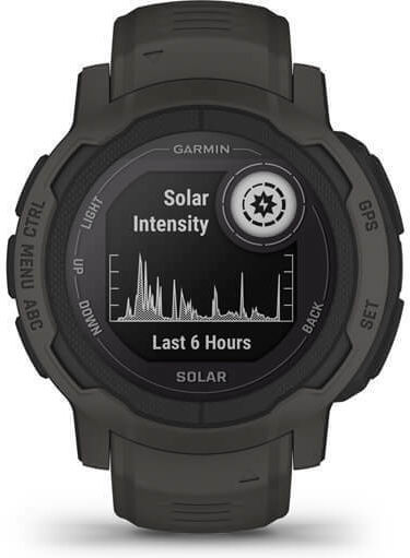 Garmin Instinct 2 Solar 45mm Waterproof Smartwatch with Heart Rate Monitor (Graphite) view 1
