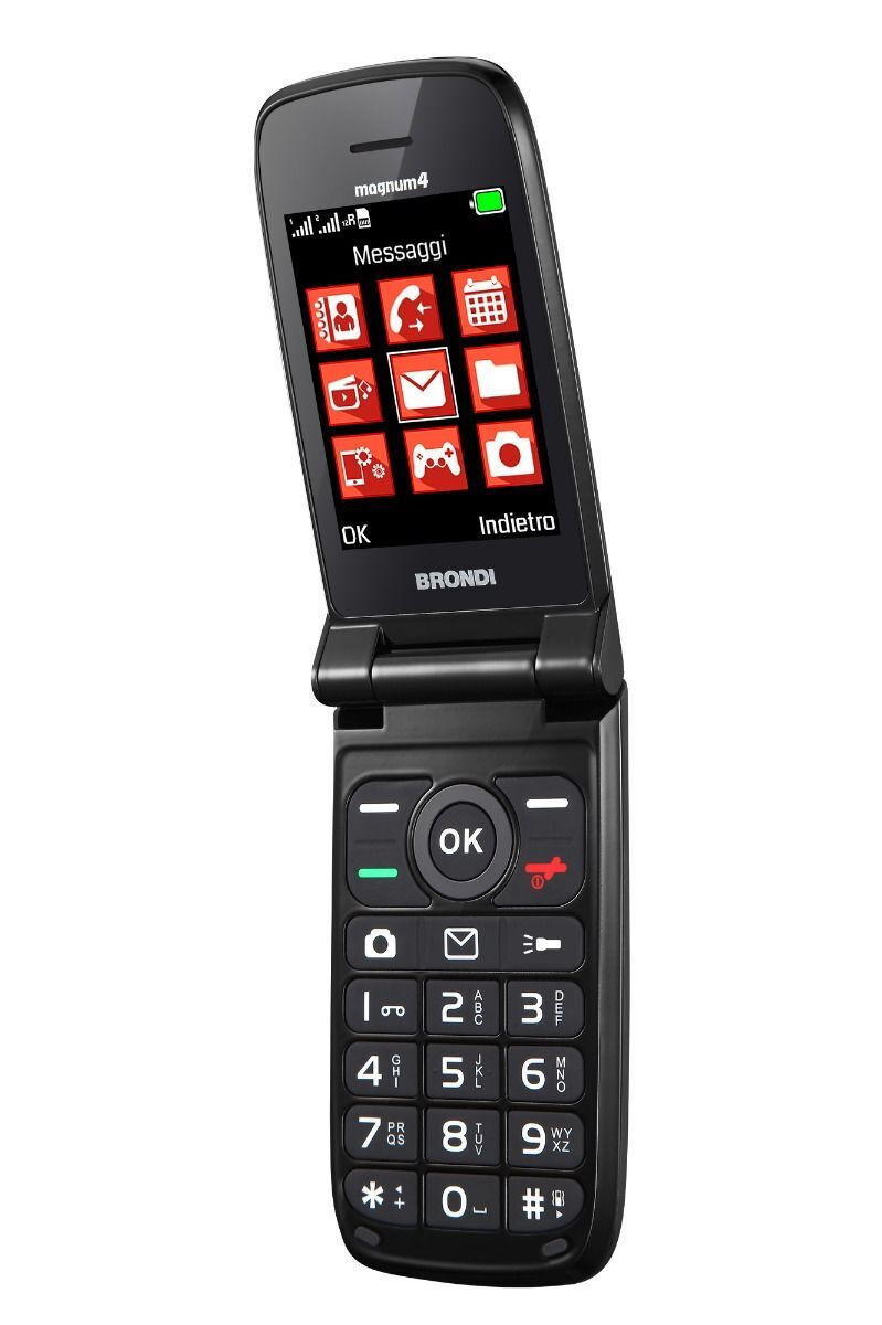 Brondi Magnum 4 Dual SIM Mobile with Buttons Black view 1