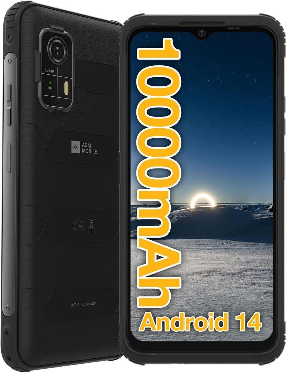 AGM H Max Dual SIM (4GB/128GB) Resistant Smartphone Black view 6