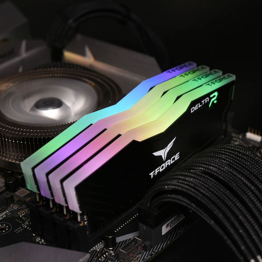 TeamGroup T-Force Delta RGB DDR4 16GB RAM with 2x8GB Modules and Speed 3600 for Desktop TF3D416G3600HC18JDC01 view 6