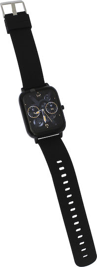 Awei H6 Smartwatch with Heart Rate Monitor (Black) vista 2