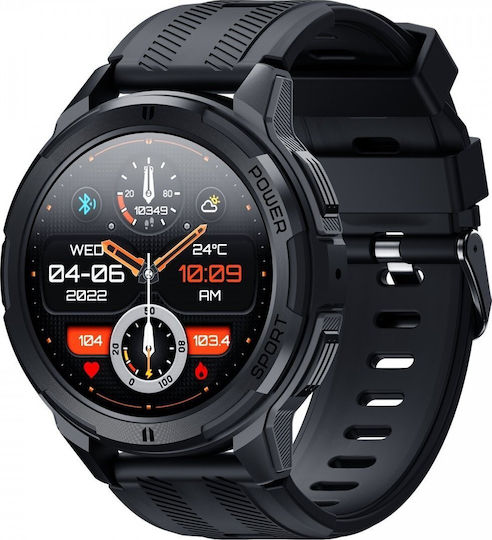 Oukitel BT10 Smartwatch (Black) view 1