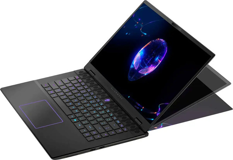 Dell Alienware m16 R2 16" QHD+ 240Hz (Ultra 9-185H/32GB/1TB SSD/GeForce RTX 4070/W11 Home) Dark Metallic Moon (US Keyboard) view 3