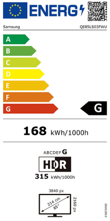 Samsung Smart Television 85" 4K UHD Neo QLED The Frame Pro HDR (2025) view 7