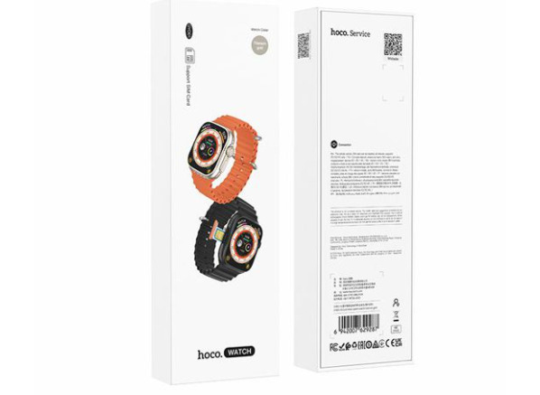 Hoco DYD01 Smartwatch with SIM (Black) view 3