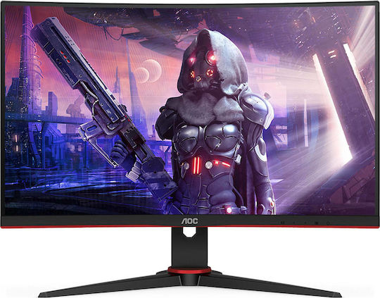 AOC C24G2AE VA Curved Gaming Monitor 23.6" FHD 1920x1080 165Hz with Response Time 4ms GTG