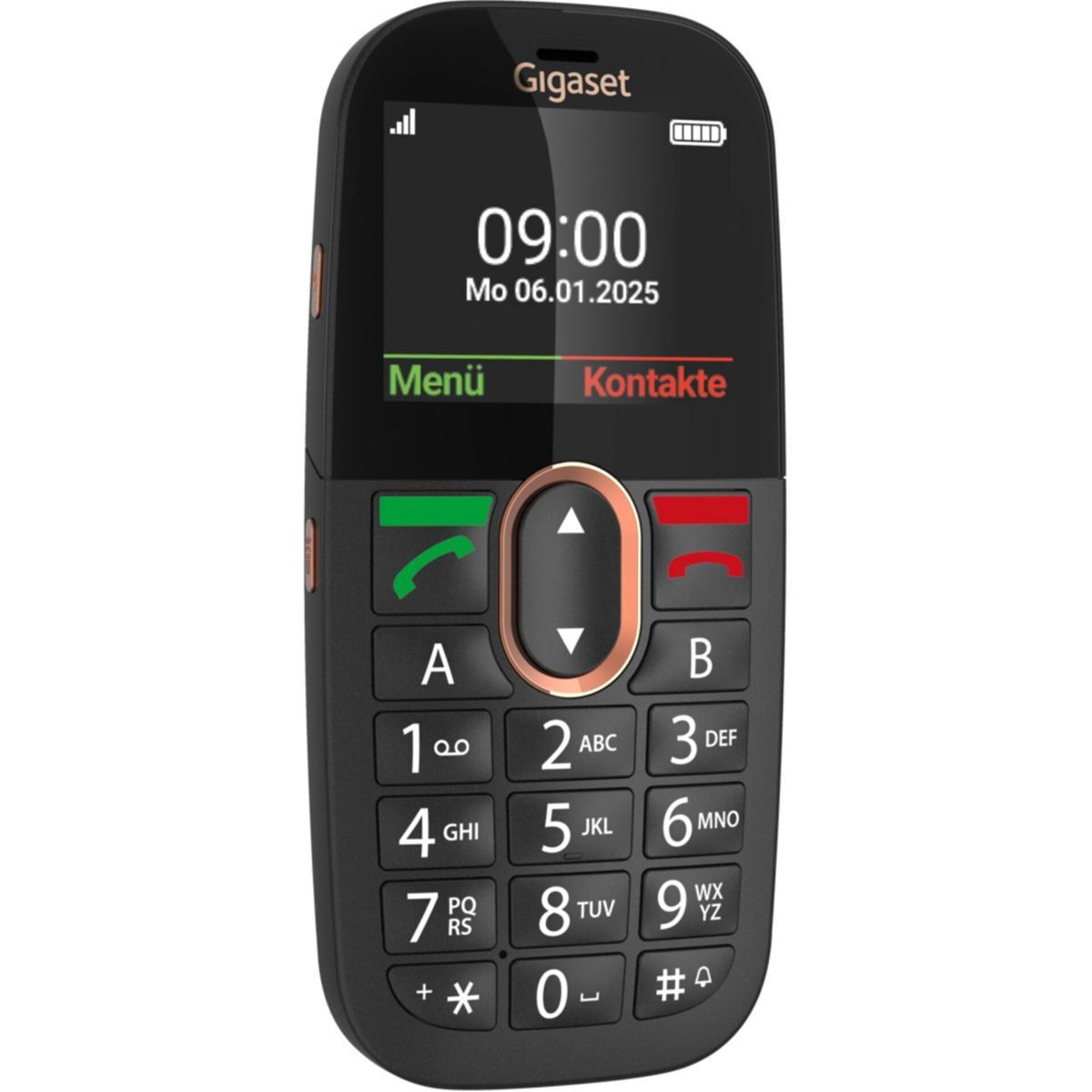 Gigaset GL695 Single SIM Mobile Phone with Large Buttons Black vista 3