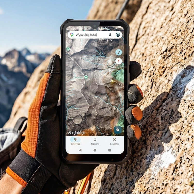 Kruger & Matz DRIVE 11 Single SIM (4/64GB) Rugged Smartphone Black – widok 7