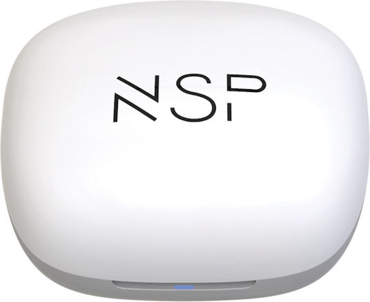 NSP Nspods BN510W Earbud Bluetooth Handsfree Earphones with Sweat Resistance and Charging Case White view 4
