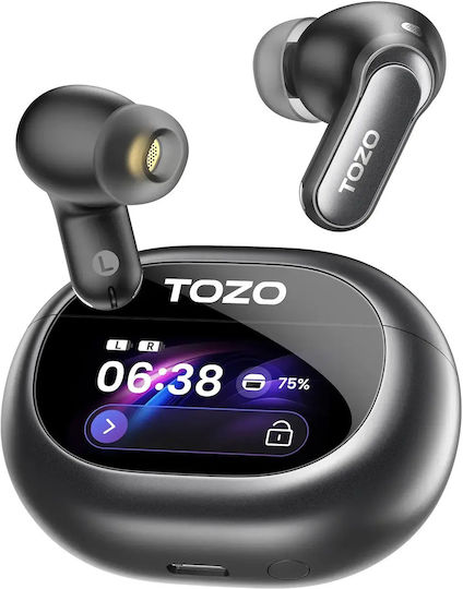 Tozo AeroSound 6 Pro Earbud / In-ear Bluetooth Handsfree Earphones with Sweat Resistance and Charging Case Black view 1